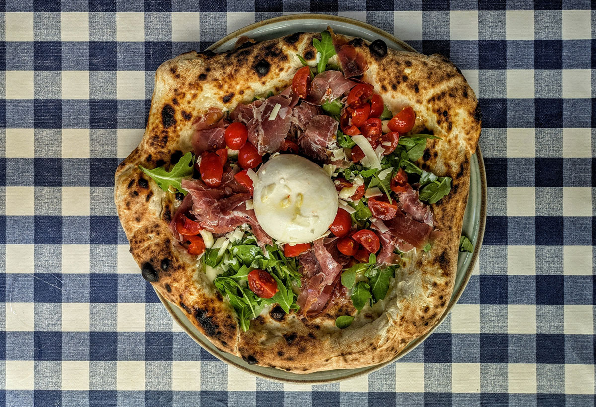pizza prosciutto