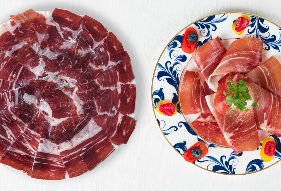 Rozdíl mezi parmskou šunkou, Jamónem Serrano a Jamónem Ibérico